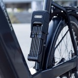 Zapięcie rowerowe składane z alarmem ABUS BORDO GRANIT XPlus 6500KA SH, dł. 90 cm