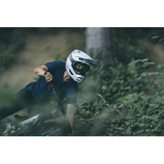 KASK ROWEROWY  HiDrop shiny white M (57-58CM)