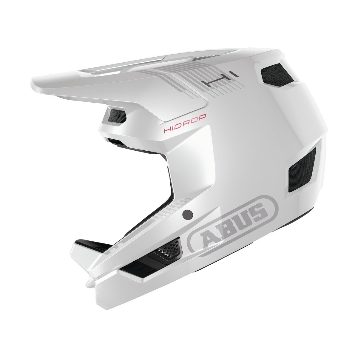KASK ROWEROWY  HiDrop shiny white M (57-58CM)