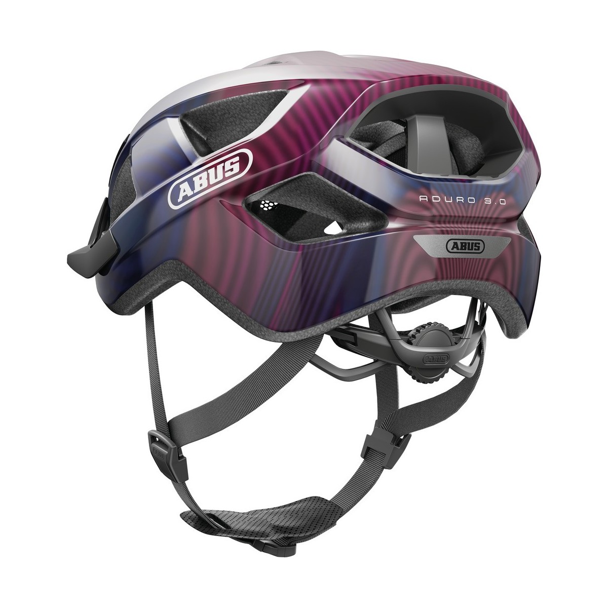 KASK ROWEROWY ADURO 3.0 purple waves S (51-55cm)