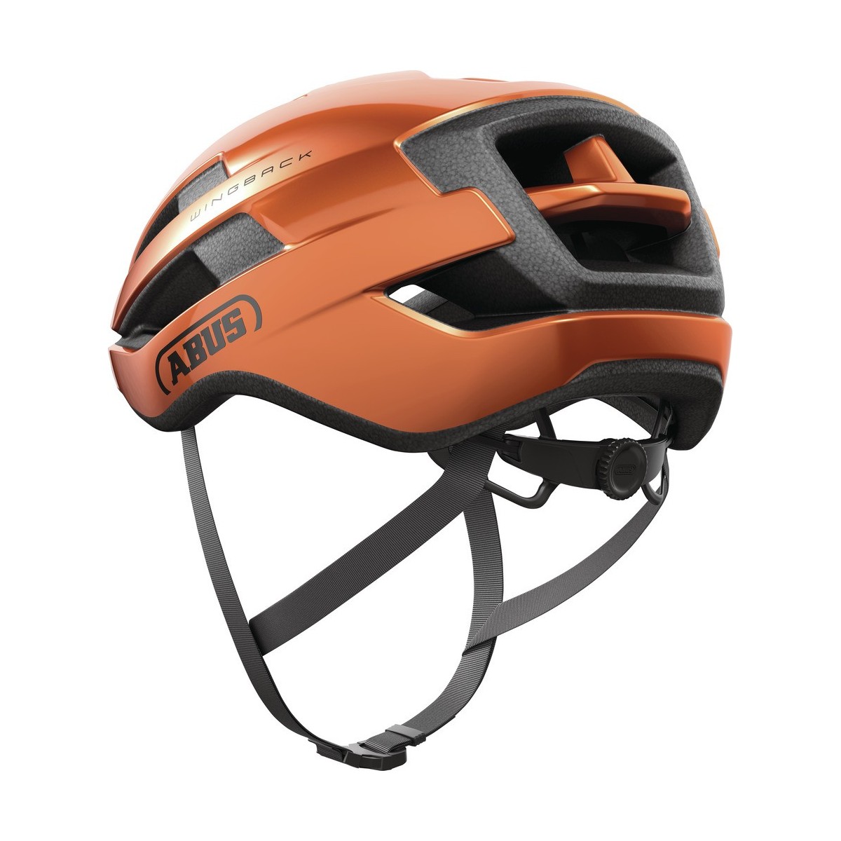 KASK ROWEROWY WINGBACK goldfish orange M (54-58cm)