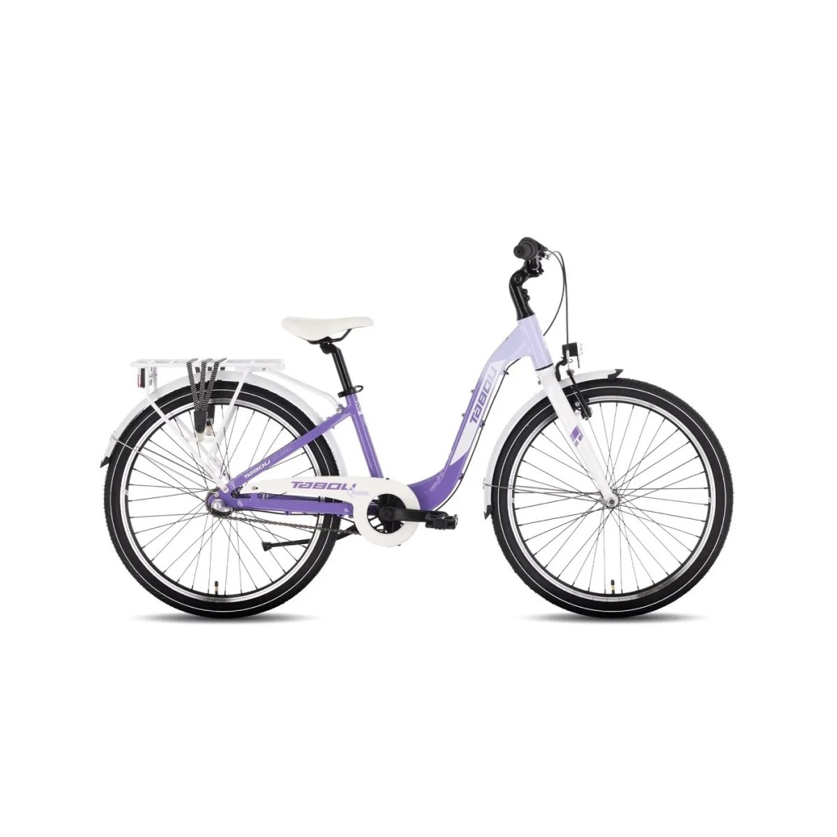 Rower młodzieżowy 24" TABOU Queen PLUS purple / white