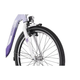 Rower młodzieżowy 24" TABOU Queen PLUS purple / white