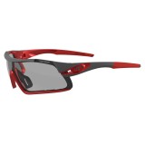 Okulary rowerowe TIFOSI DAVOS FOTOTEC, 1 para szkieł, czarno-czerwone (race red)