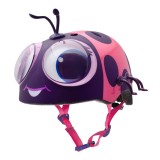 Kask dziecięcy RASKULLZ GOOGLY LADY BUG, wiek 3+ (48-52 cm), różowy (pink)