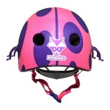 Kask dziecięcy RASKULLZ GOOGLY LADY BUG, wiek 3+ (48-52 cm), różowy (pink)