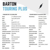 Rower elektryczny trekkingowy BARTON Touring Plus 28", granatowy