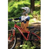 Kask rowerowy dziecięcy ABUS YouDrop FF Ti, rozm. S (48-55 cm), srebrny (silver)