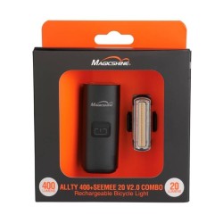Zestaw MAGICSHINE lampka przednia ALLTY 400 + lampka tylna SEEMEE 20 V2.0