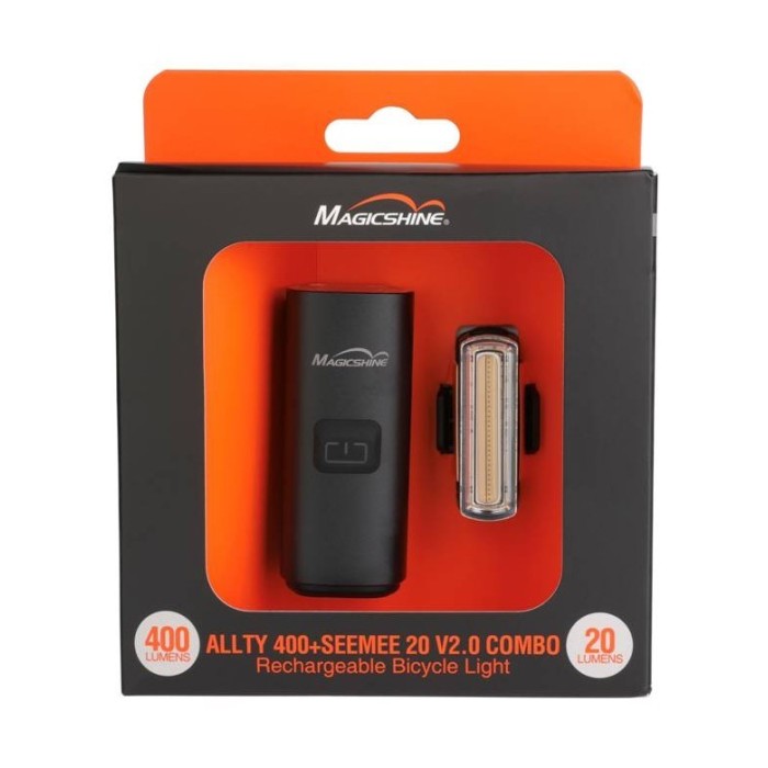 Zestaw MAGICSHINE lampka przednia ALLTY 400 + lampka tylna SEEMEE 20 V2.0